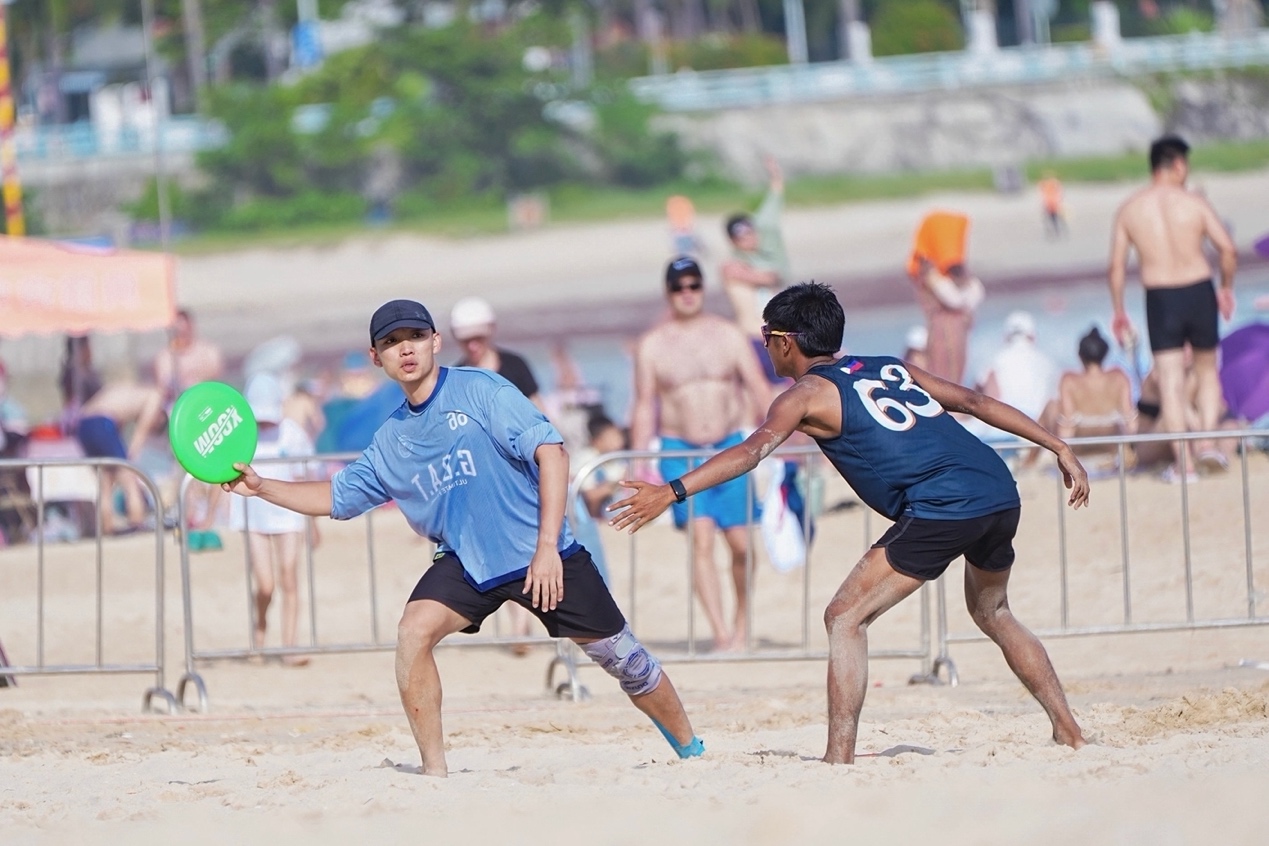 2025世界沙滩飞盘精英赛三亚启幕 国际选手齐聚共