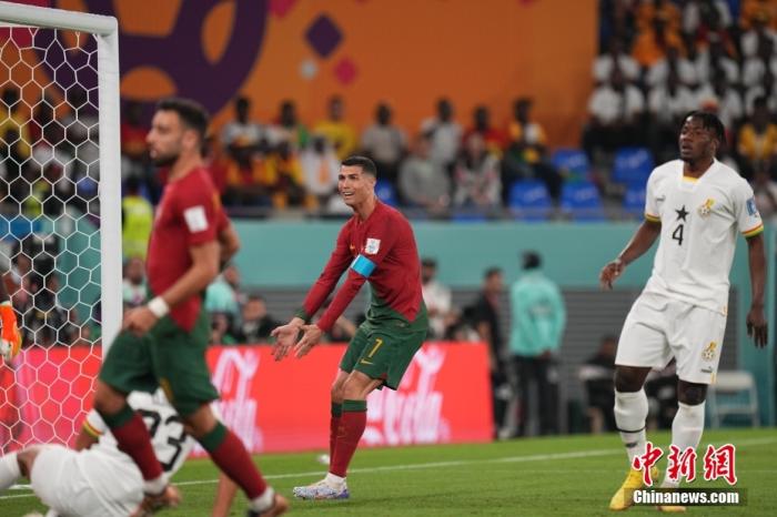 C罗点球破纪录！葡萄牙3-2险胜加纳取开门红